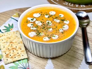 Allergy-friendly Carrot Potato Cream Soup