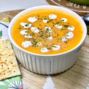 Allergy-friendly Carrot Potato Cream Soup