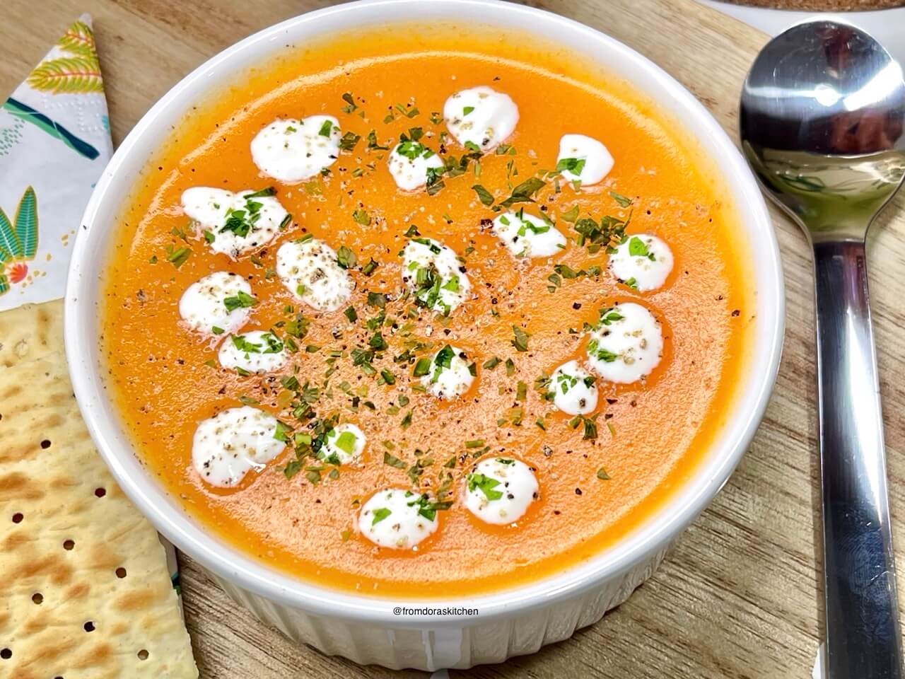 Allergy-friendly Carrot Potato Cream Soup