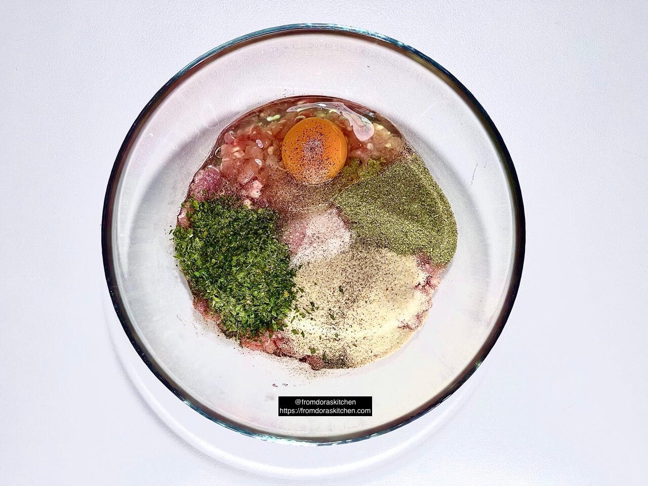 Sheet pan meatballs ground meat mixture