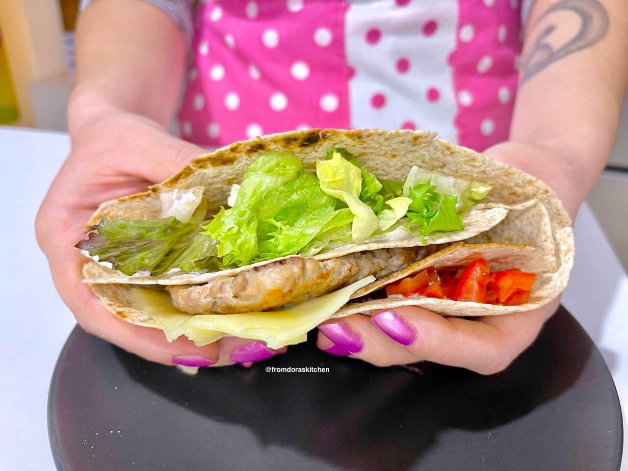 TikTok Wrap Hack With Yummy Sauce No onion No garlic From Dora's Kitchen