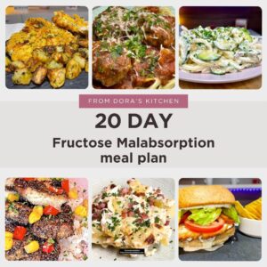 20 day Fructose Malabsorption Meal Plan