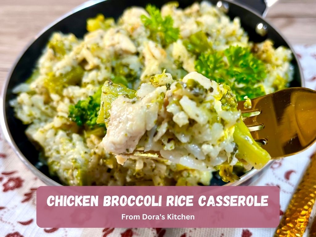 Chicken Broccoli Rice Casserole no Soup From Dora s Kitchen chicken-broccoli-rice-casserole-no-soup-from-dora-s-kitchen
